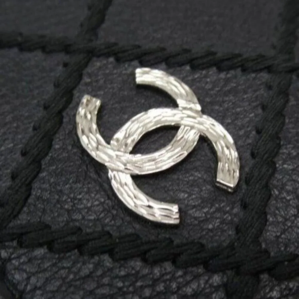 Authentic CHANEL CC Wild Stitch Lambskin Wallet on Chain Shoulder Crossbody - Picture 4 of 15